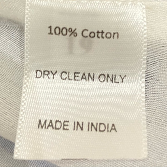 Bell Kerry blue/white stripe flutter sleeve cotton midi dress size small - Picture 16 of 16